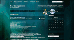 Desktop Screenshot of blog.myequipo.com